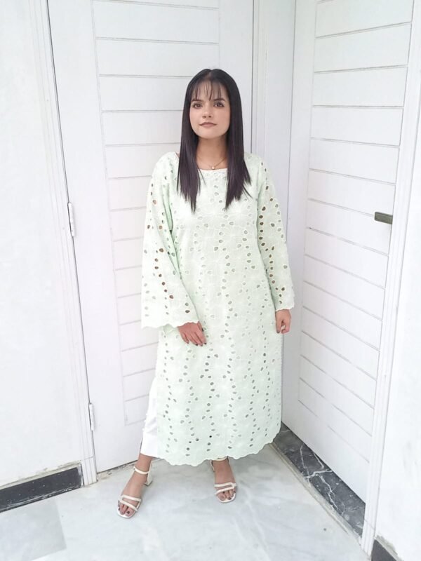 Embroidered chikankari