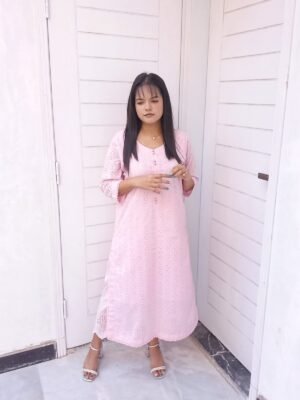 Embroidered chikankari