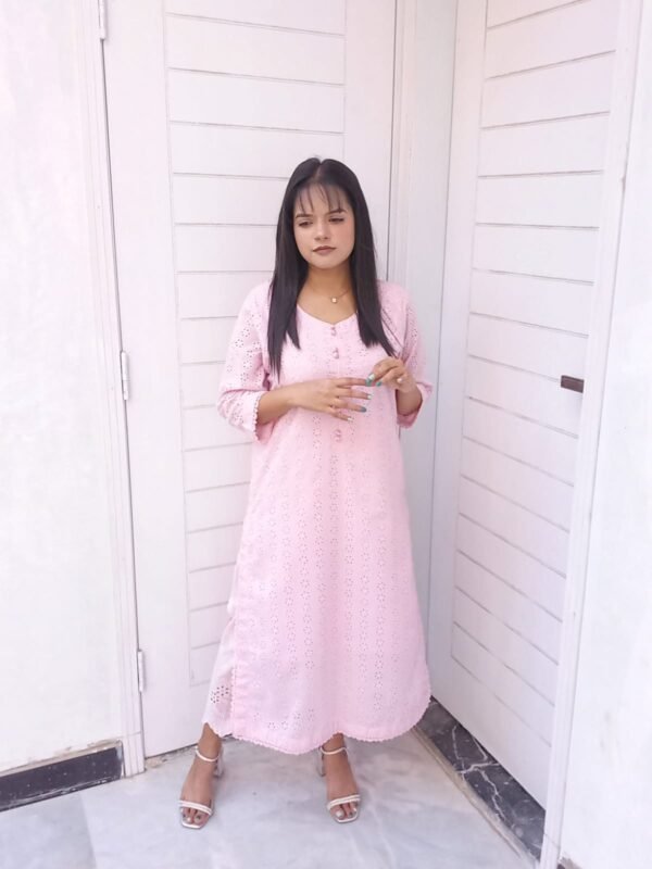 Embroidered chikankari