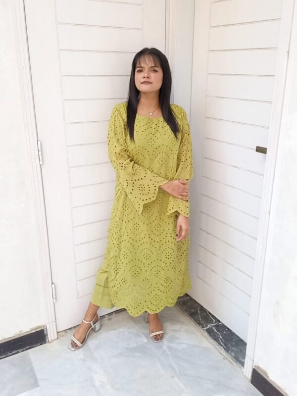 Embroidered chikankari