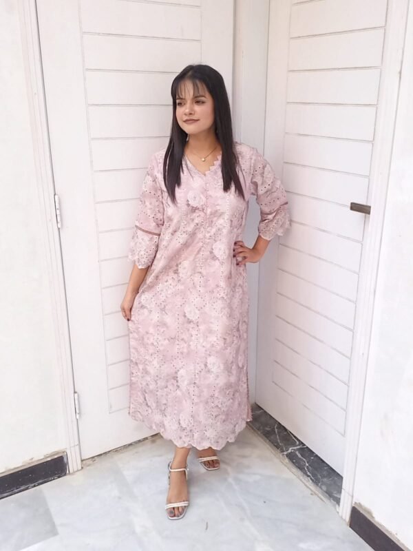 Embroidered chikankari