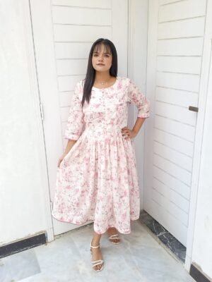 Embroidered chikankari