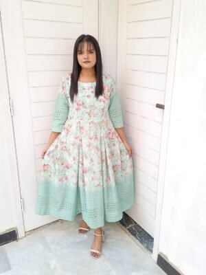 Embroidered chikankari