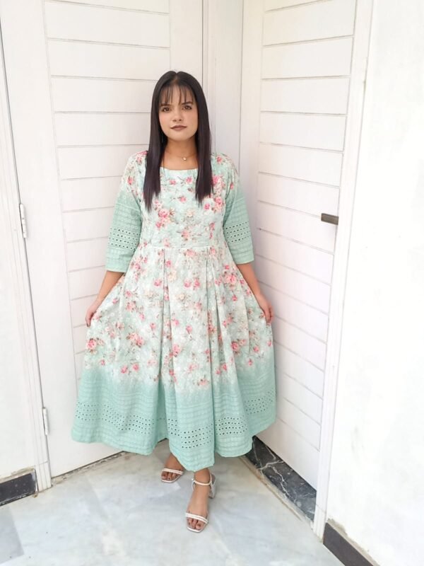 Embroidered chikankari