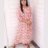 Blush Pink Floral Lawn Suit