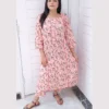 Blush Pink Floral Lawn Suit