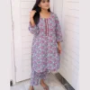 Untitled-2-09 Grey Pink Floral Printed 2-Piece Lawn Suit