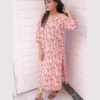 Elegant Blush Pink Floral Lawn Suit For Women