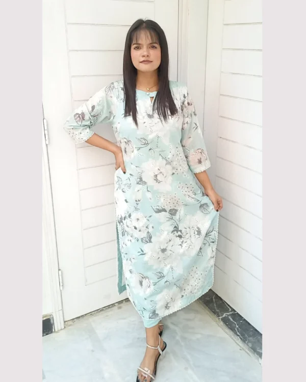 Untitled-2-12 Pastel Blue Floral Printed 2-Piece Lawn Set