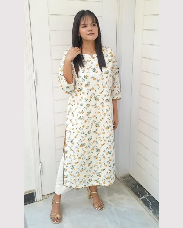 Untitled-2-19 Off-White Floral Printed 2-Piece Lawn Set