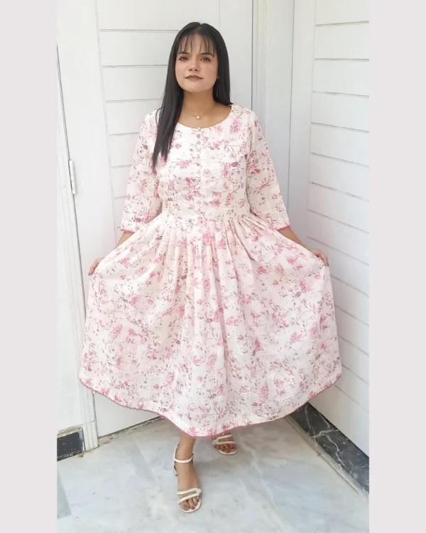 Untitled-3-06 Soft Pink Chikankari Frock Set