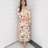 Abstract Multi Color Printed Lawn Suit For Women Elegant Abstract Multi Color Printed Lawn Suit For Women