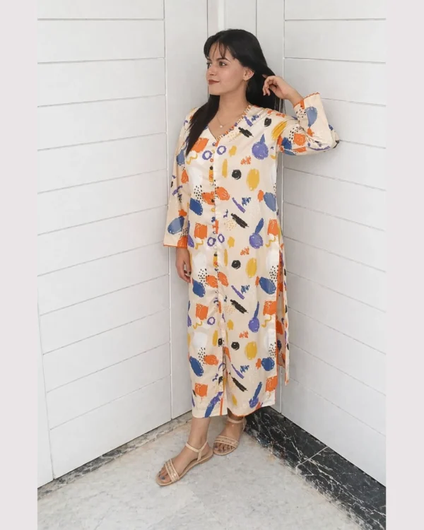 Untitled-3-30 Abstract Multi Color Printed Lawn Suit
