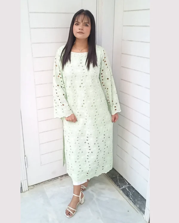 Untitled-3-31 Mint Green Chikankari 2-Piece Lawn Set