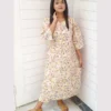 Pastel Floral Printed 2 Piece Lawn Suit For Women Elegant Pastel Floral Printed 2 Piece Lawn Suit For Women