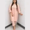 Blush Pink Printed Lawn Suit For Women Elegant Blush Pink Printed Lawn Suit For Women