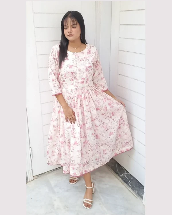Untitled-4-14 Soft Pink Chikankari Frock Set