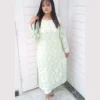 Mint Green Chikankari 2 Piece Lawn Set For Women Elegant Mint Green Chikankari 2 Piece Lawn Set For Women