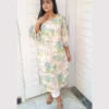 Pastel Multi Floral Printed 2 Piece Lawn Set For Women Elegant Pastel Multi Floral Printed 2 Piece Lawn Set For Women